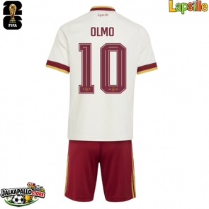Espanja Dani Olmo #10 Vieraspaita Lapsille MM-kisat 2026 Lyhythihainen (+ shortsit)